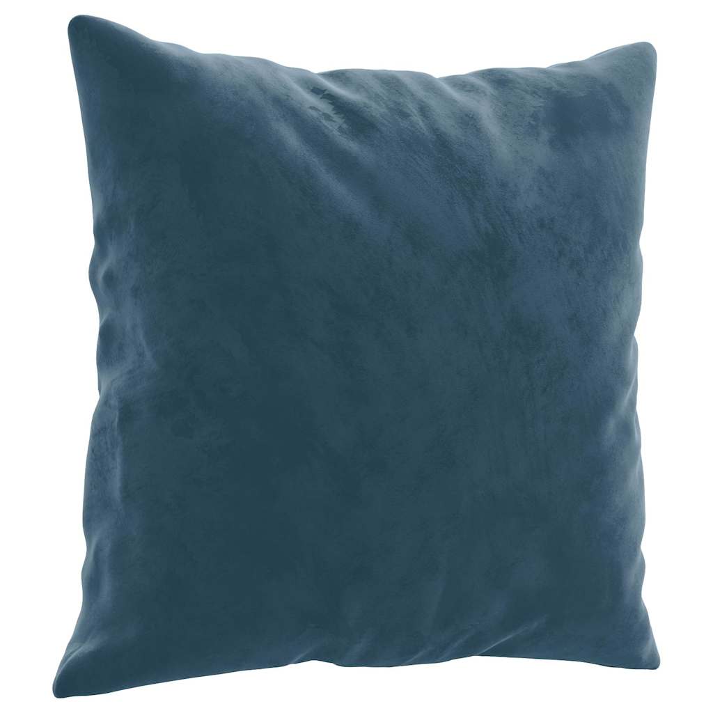 Cuscini Decorativi 2 pz Blu 40x40 cm in Velluto