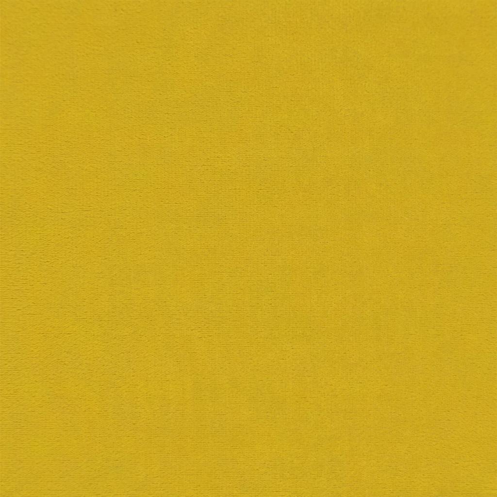 Cuscini Decorativi 2 pz Giallo Ø15x50 cm in Velluto