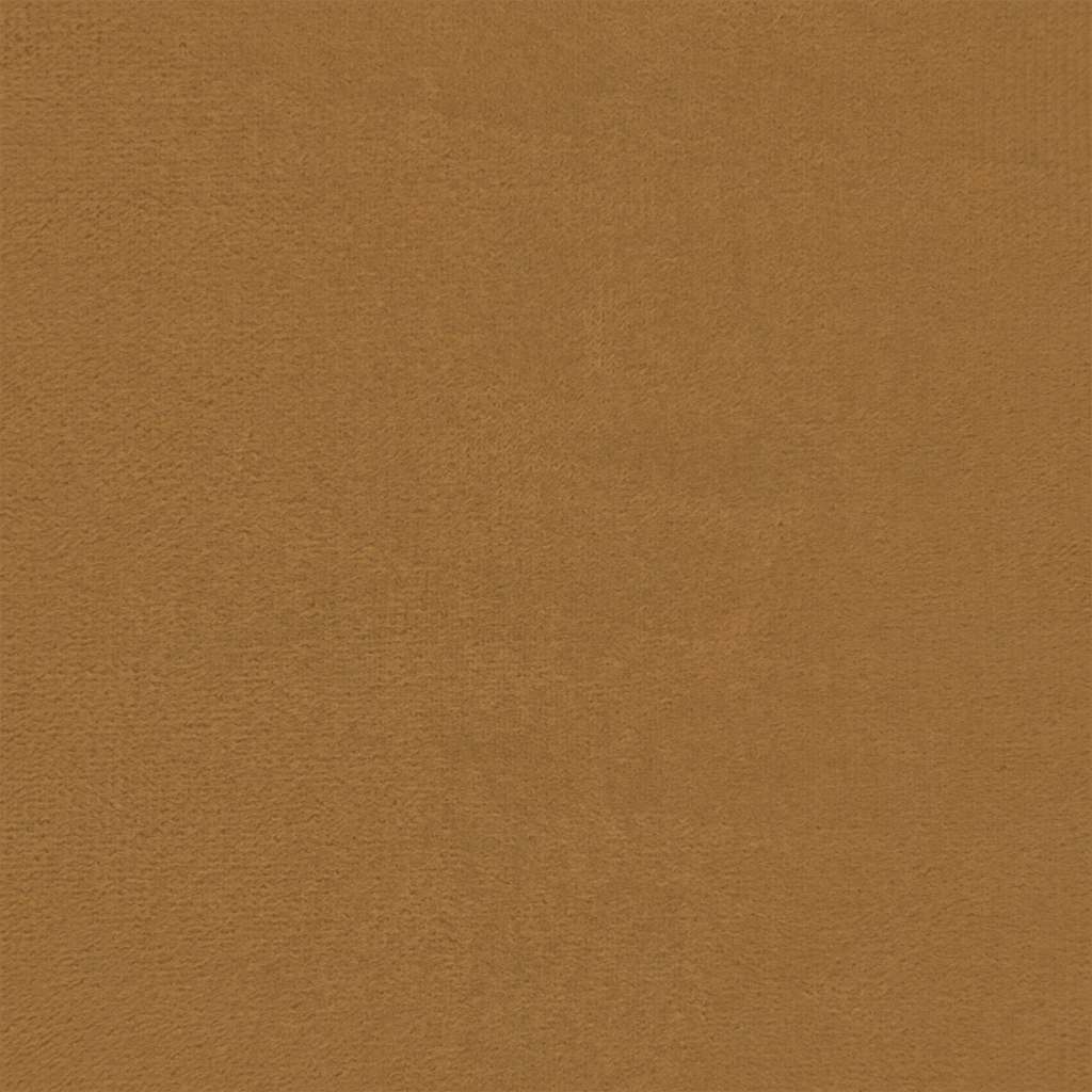 Cuscini Decorativi 2 pz Marrone Ø15x50 cm in Velluto