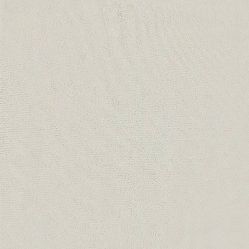 Cuscini Decorativi 2 pz Crema Ø15x50 cm in Velluto