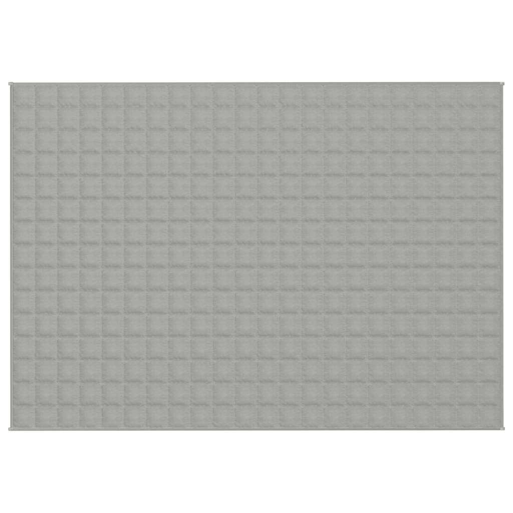Coperta Ponderata Grigia 155x220 cm 11 kg Tessuto