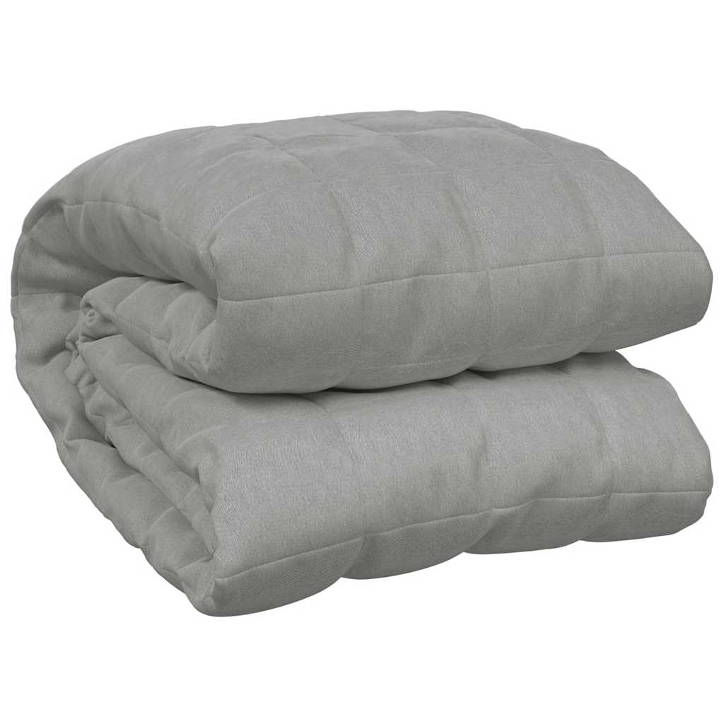 Coperta Ponderata Grigia 200x200 cm 13 kg Tessuto