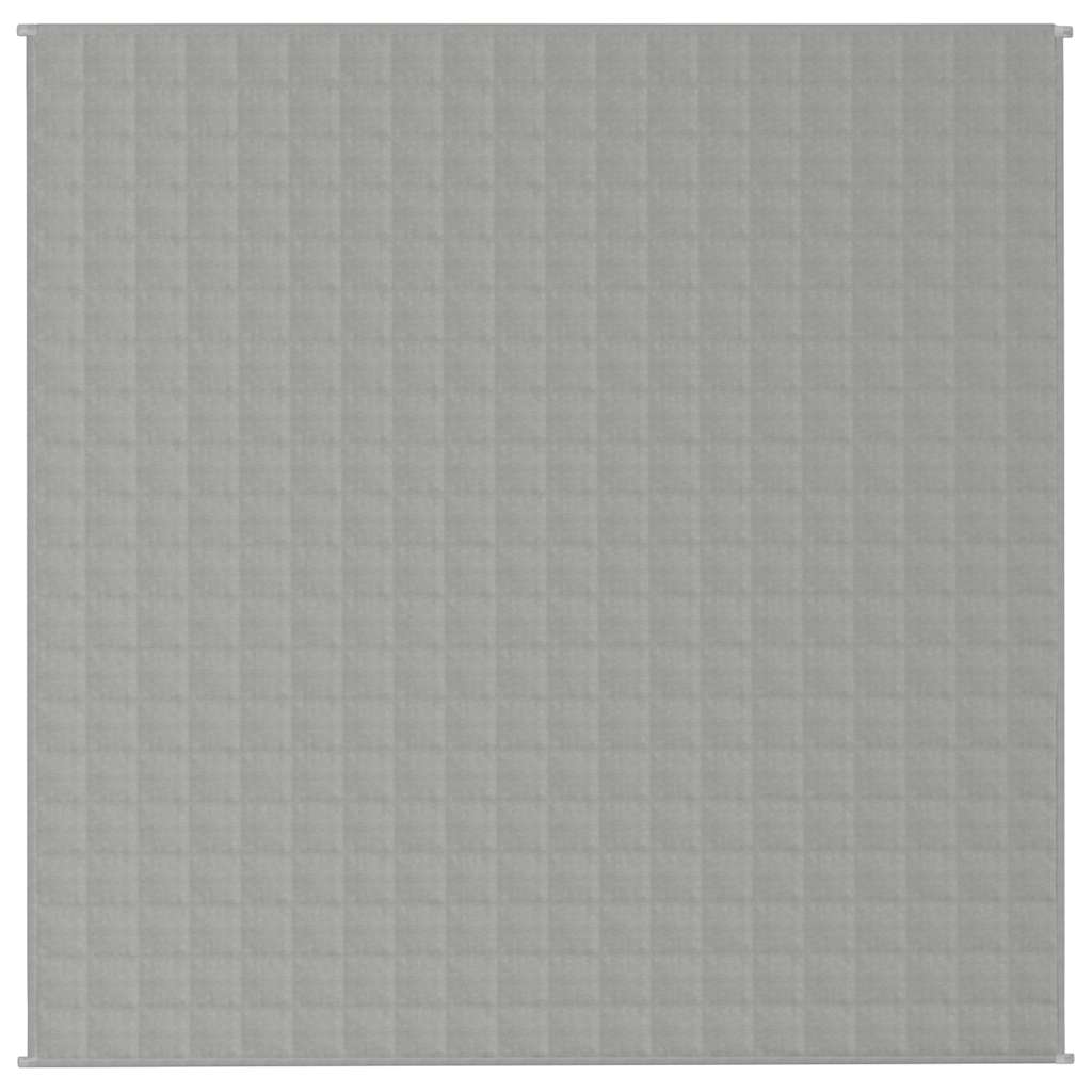 Coperta Ponderata Grigia 200x200 cm 13 kg Tessuto