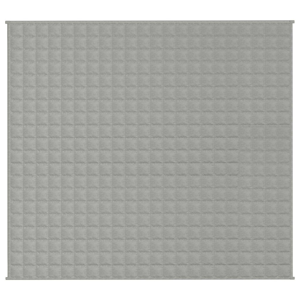 Coperta Ponderata Grigia 200x225 cm 9 kg Tessuto