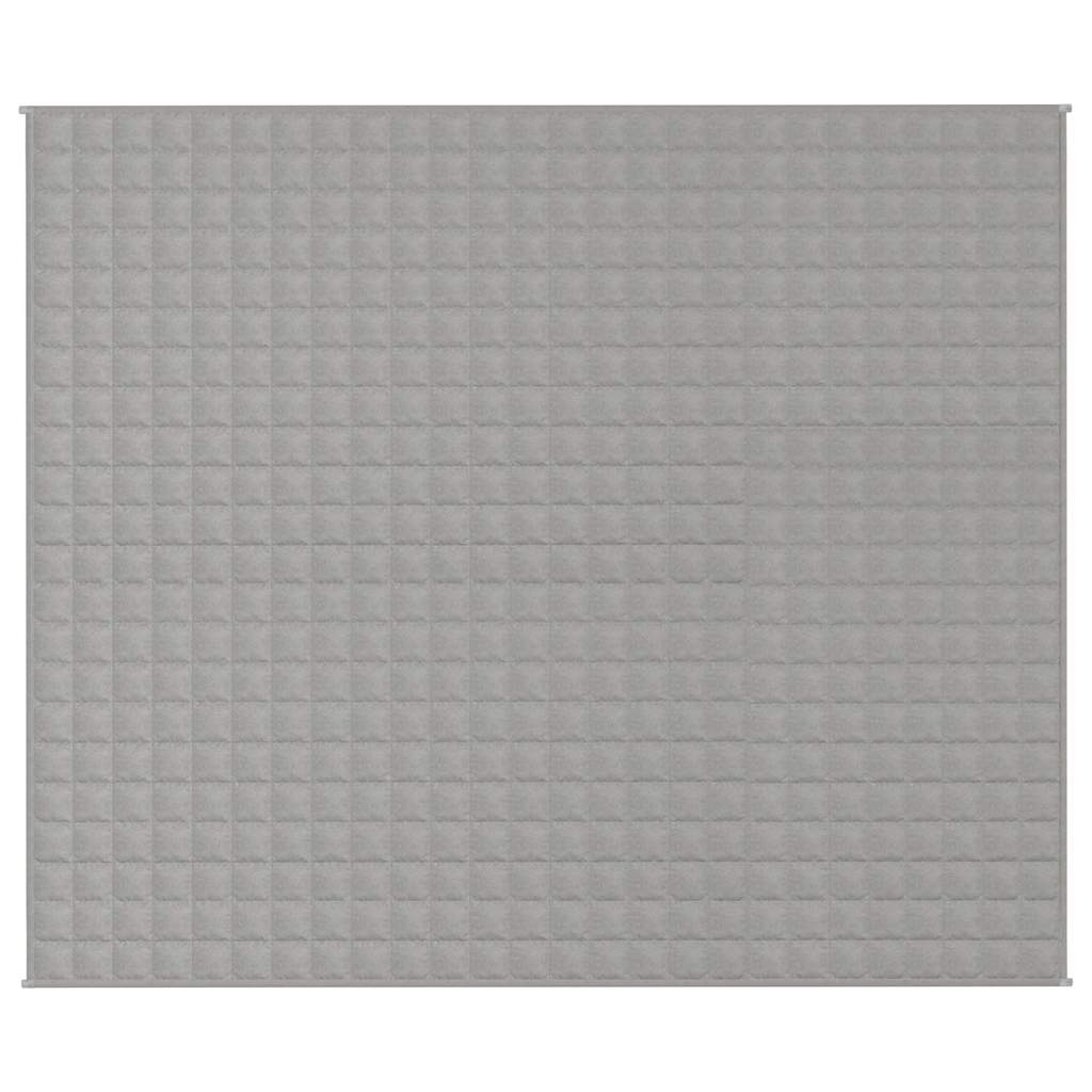 Coperta Ponderata Grigia 220x260 cm 15 kg Tessuto