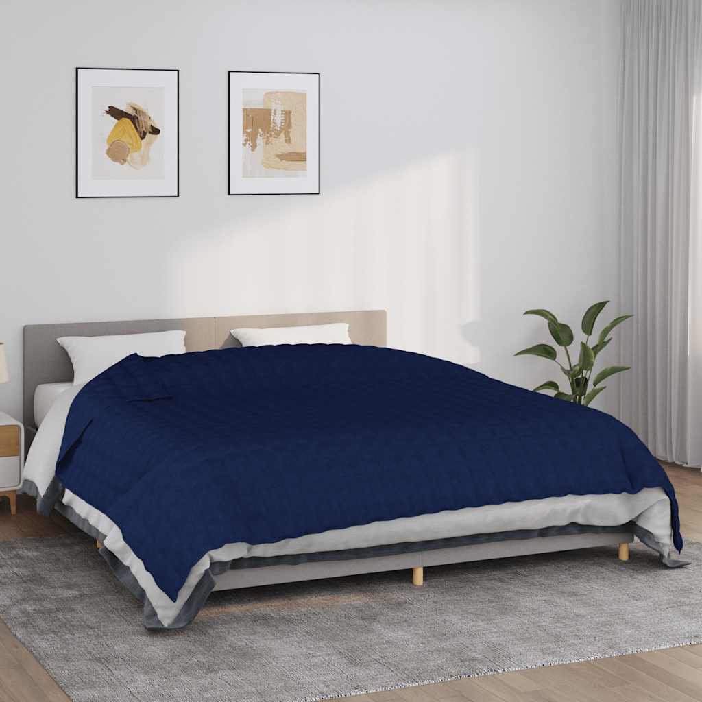 Coperta Ponderata Blu 235x290 cm 11 kg Tessuto