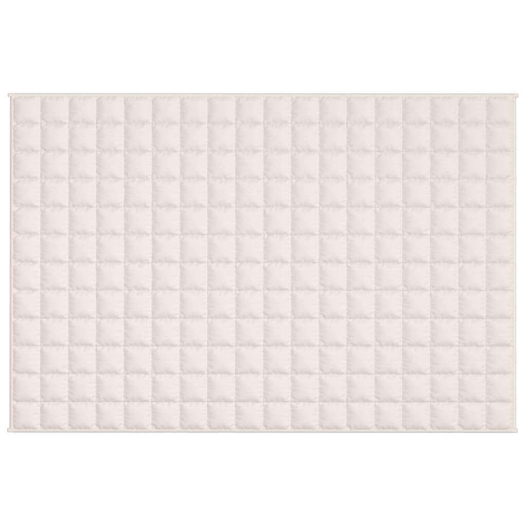 Coperta Ponderata Crema Chiaro 120x180 cm 5 kg Tessuto