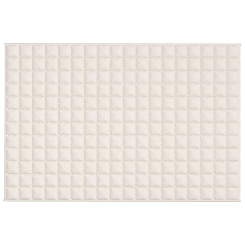 Coperta Ponderata Crema Chiaro 120x180 cm 9 kg Tessuto