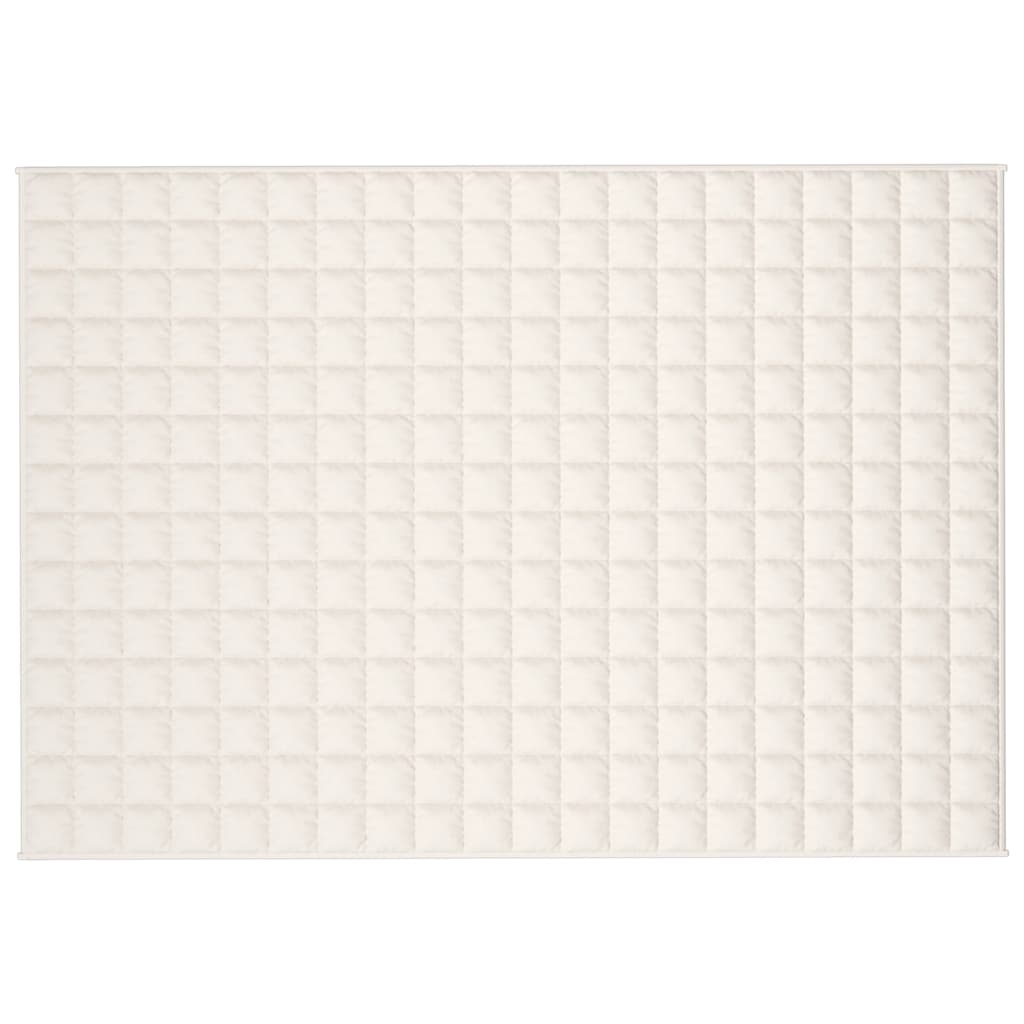 Coperta Ponderata Crema Chiaro 138x200 cm 6 kg Tessuto