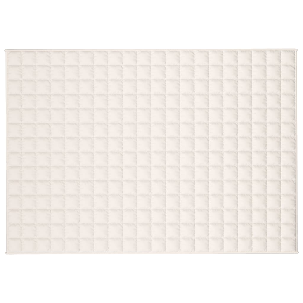 Coperta Ponderata Crema Chiaro 138x200 cm 10 kg Tessuto