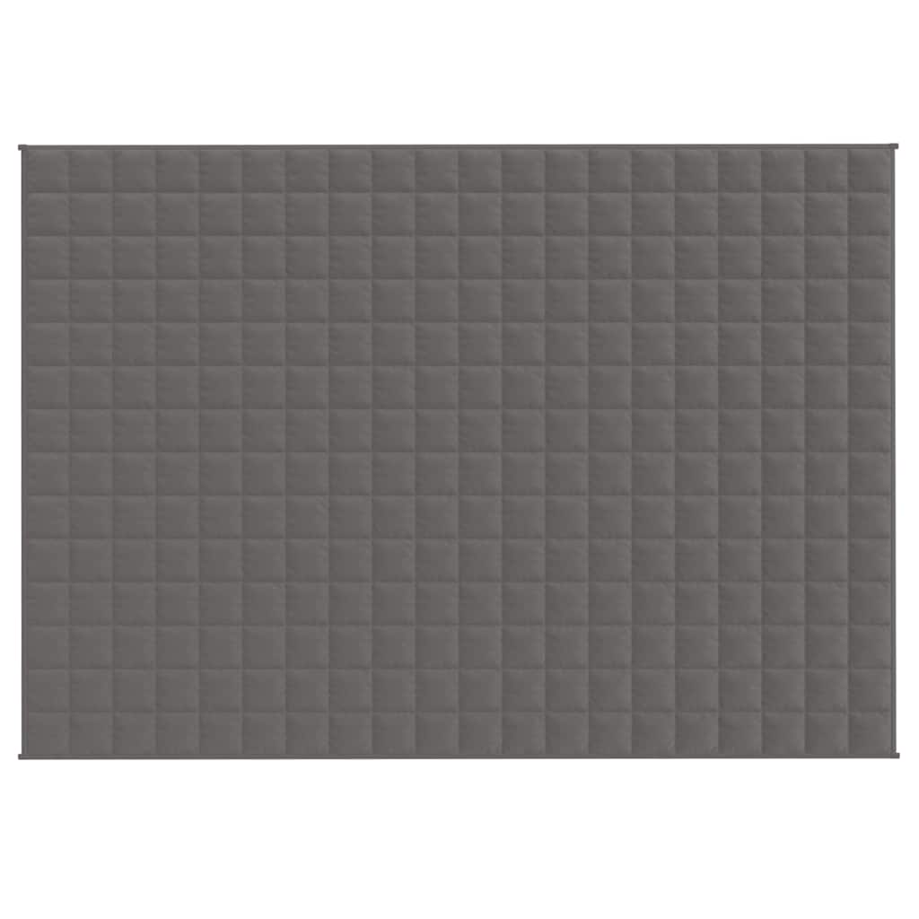 Coperta Ponderata Grigia 138x200 cm 6 kg Tessuto