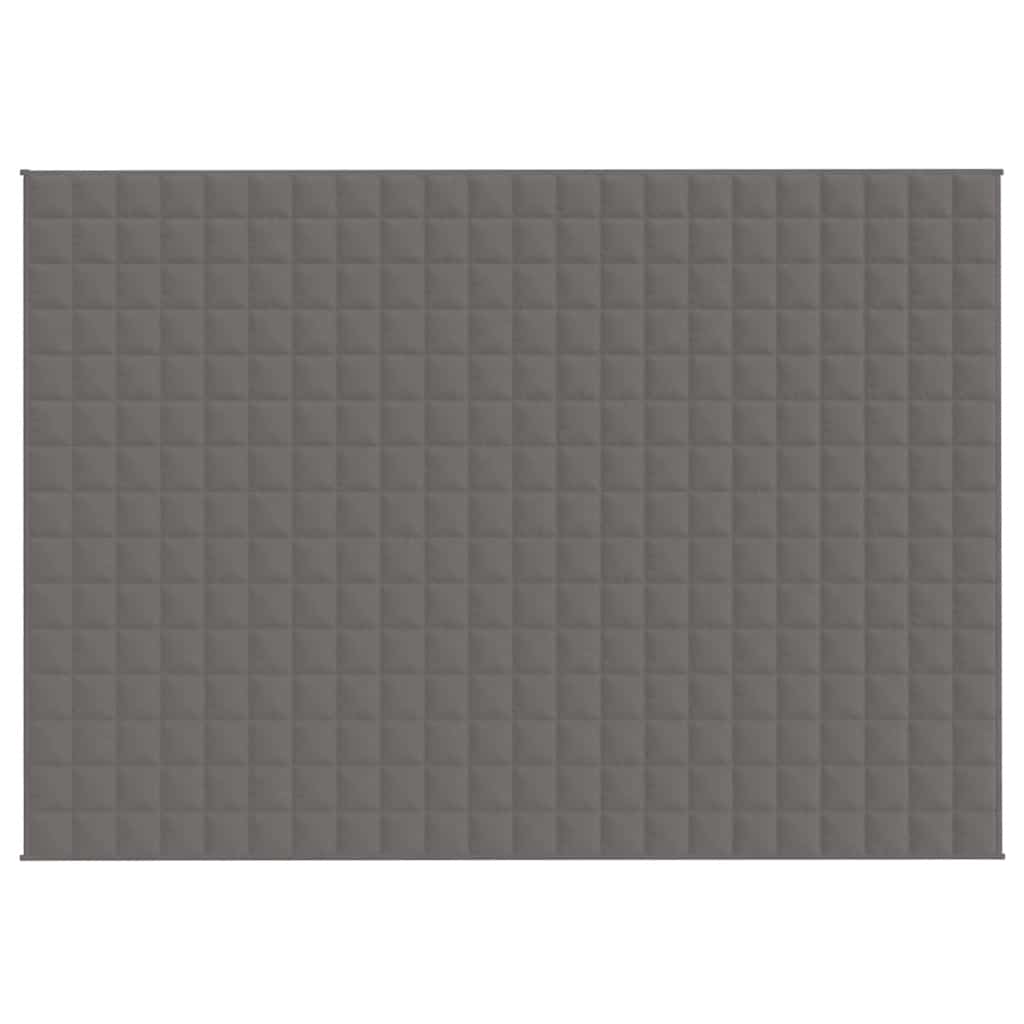 Coperta Ponderata Grigia 155x220 cm 7 kg Tessuto