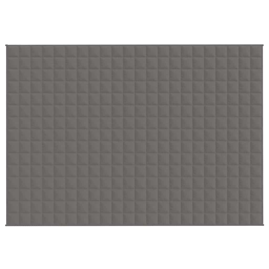 Coperta Ponderata Grigia 155x220 cm 11 kg Tessuto