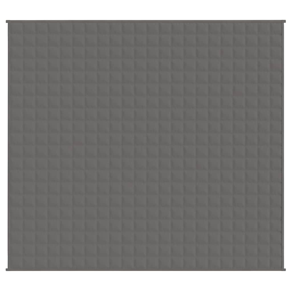 Coperta Ponderata Grigia 200x225 cm 9 kg Tessuto