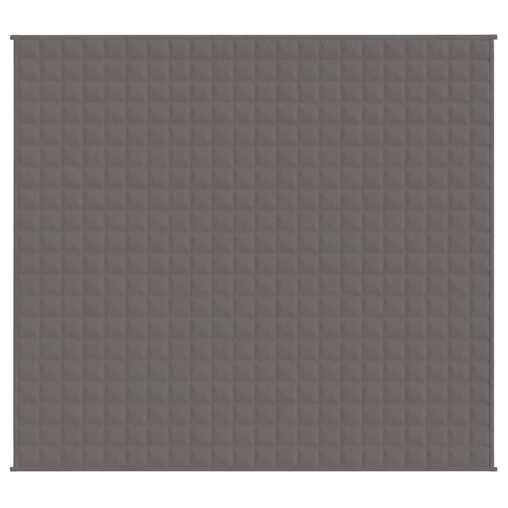 Coperta Ponderata Grigia 200x225 cm 13 kg Tessuto