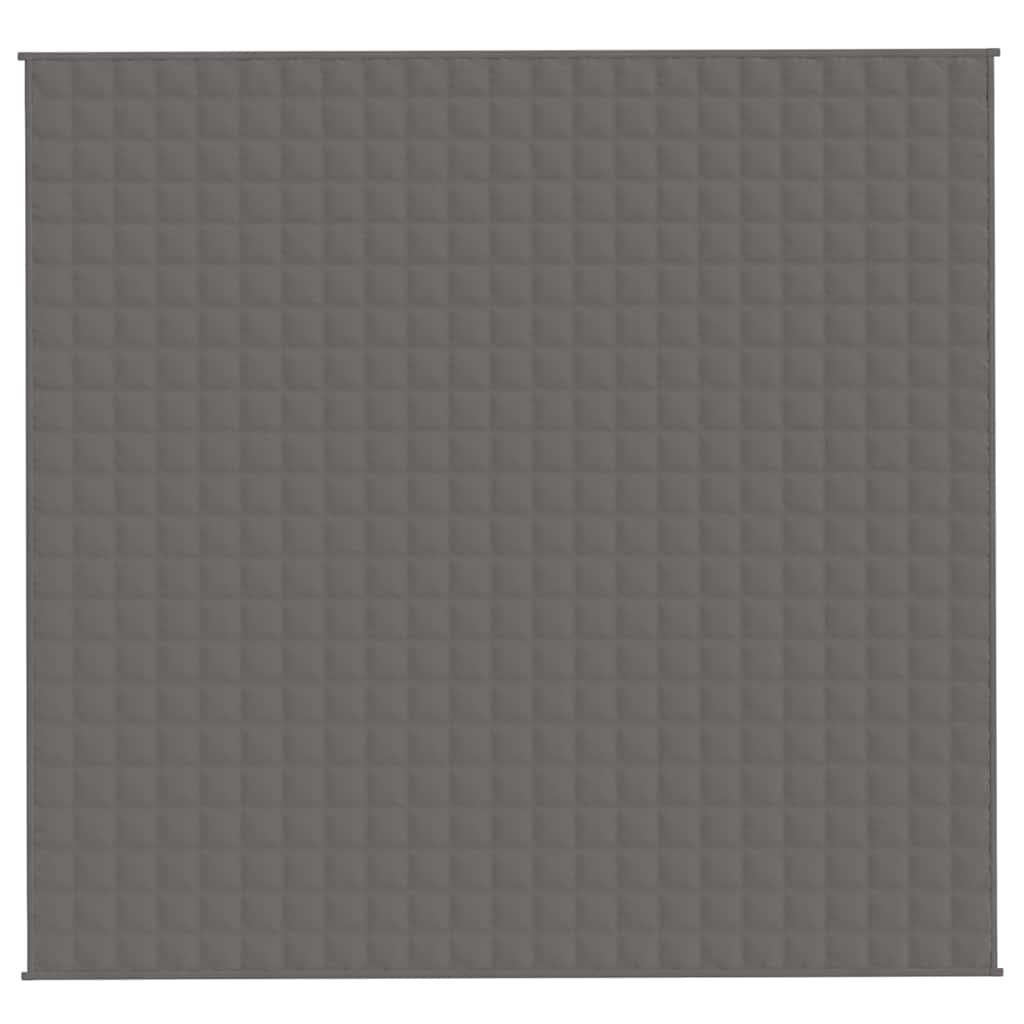 Coperta Ponderata Grigia 220x235 cm 15 kg Tessuto