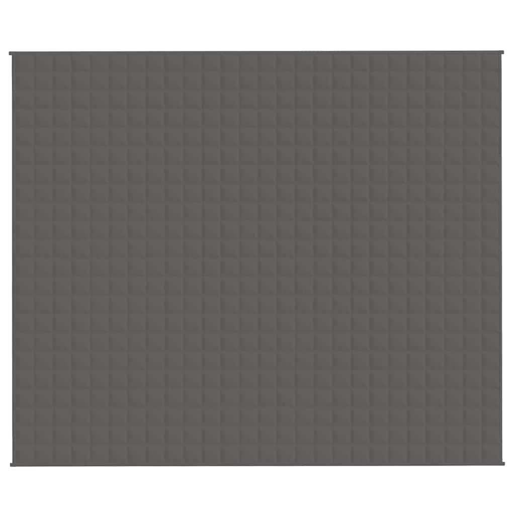 Coperta Ponderata Grigia 220x260 cm 11 kg Tessuto
