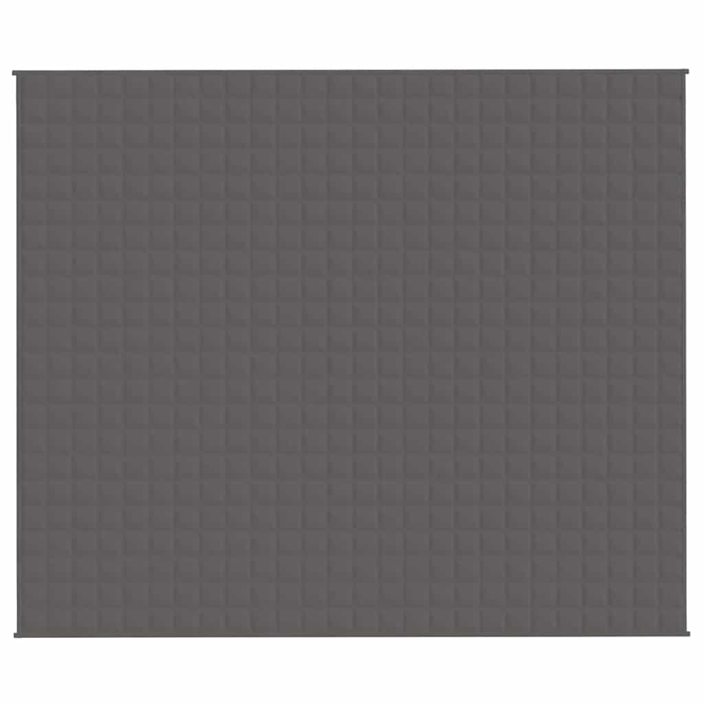 Coperta Ponderata Grigia 220x260 cm 15 kg Tessuto