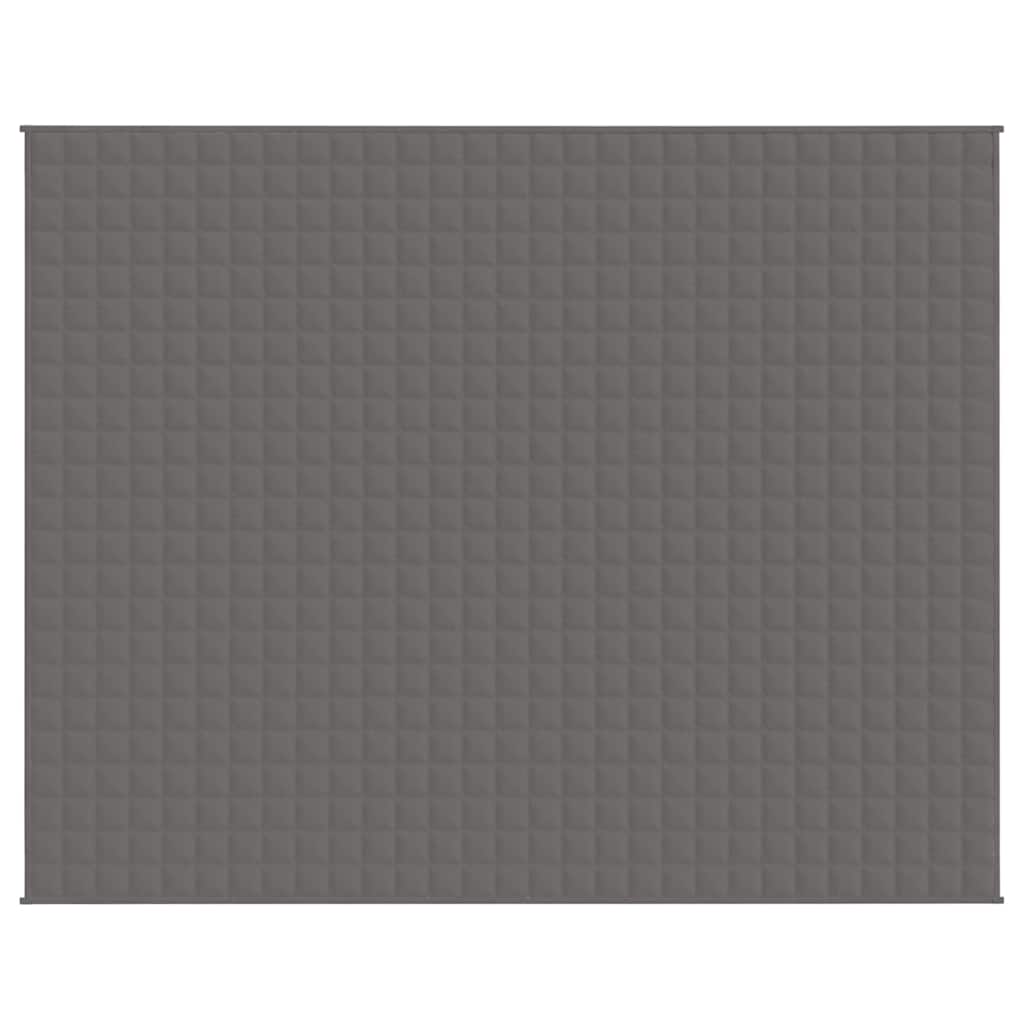Coperta Ponderata Grigia 235x290 cm 11 kg Tessuto