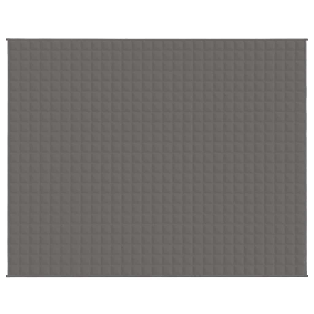 Coperta Ponderata Grigia 235x290 cm 15 kg Tessuto