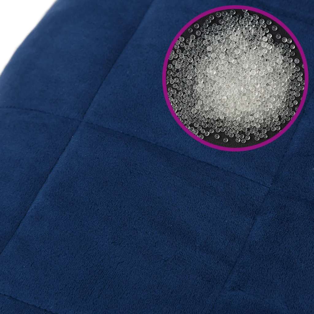 Coperta Ponderata Blu 150x200 cm 11 kg Tessuto