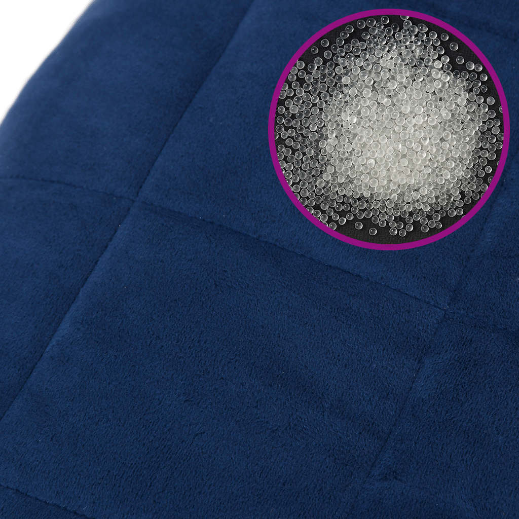 Coperta Ponderata Blu 155x220 cm 11 kg Tessuto