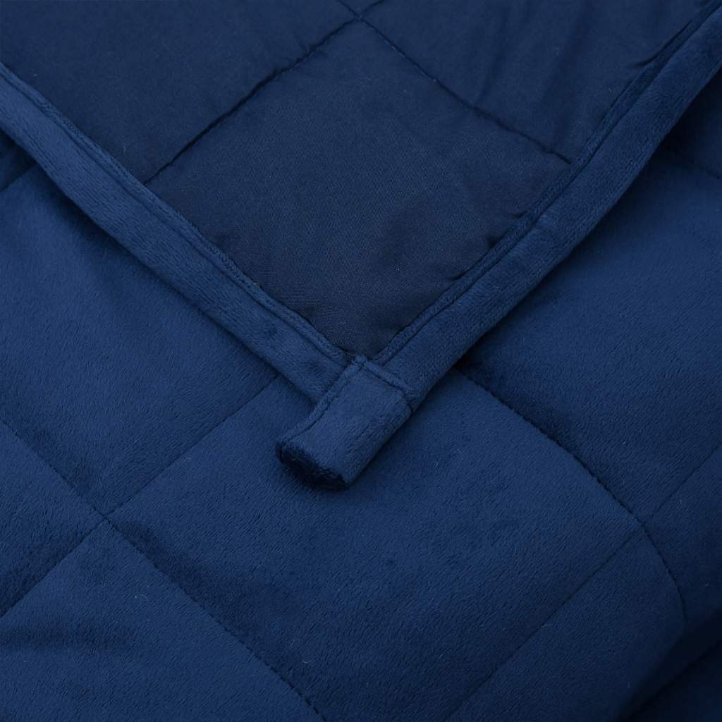 Coperta Ponderata Blu 220x235 cm 15 kg Tessuto