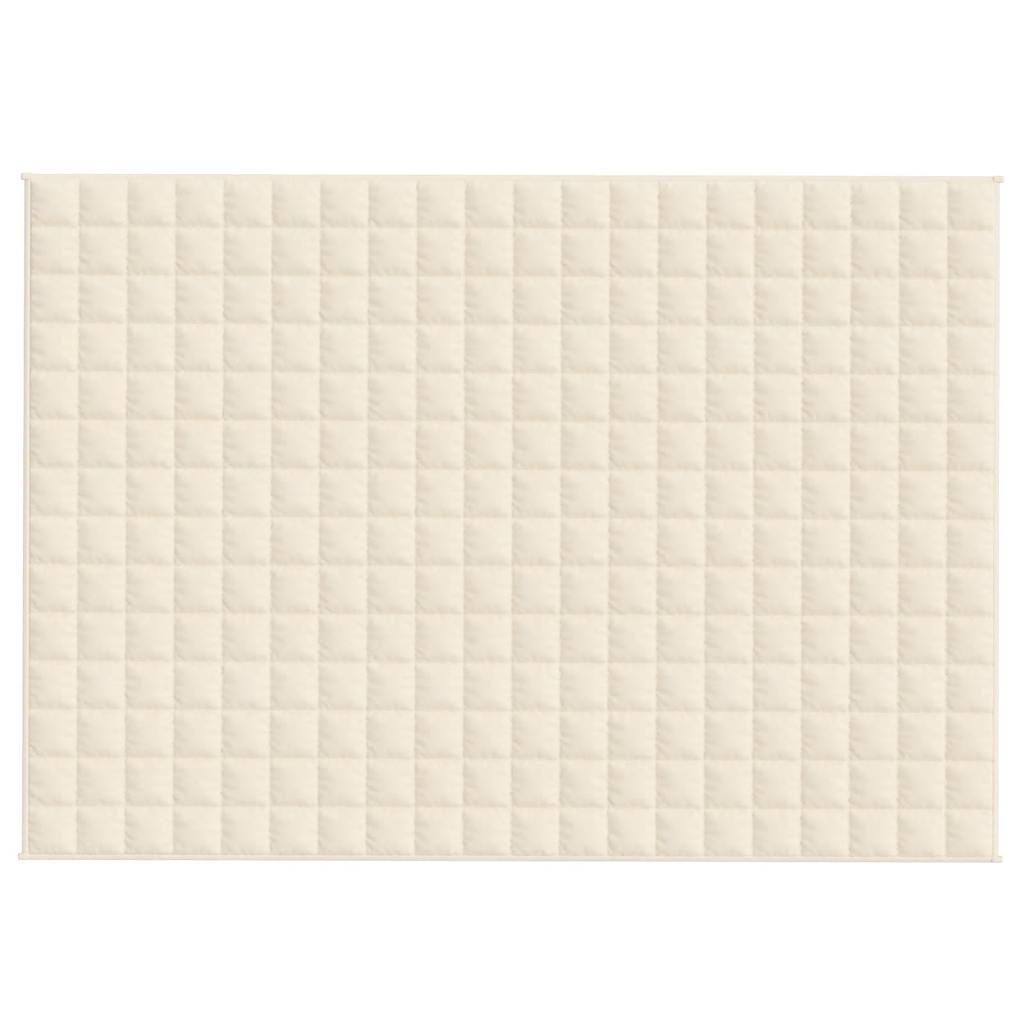 Coperta Ponderata Crema Chiaro 138x200 cm 6 kg Tessuto