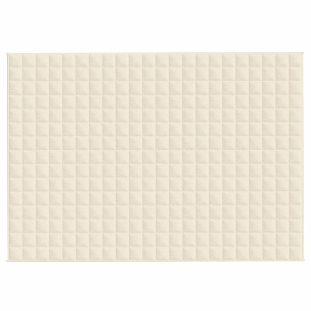 Coperta Ponderata Crema Chiaro 155x220 cm 11 kg Tessuto