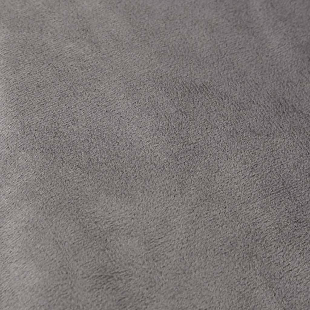 Coperta Ponderata con Copertura Grigia 155x220 cm 7 kg Tessuto