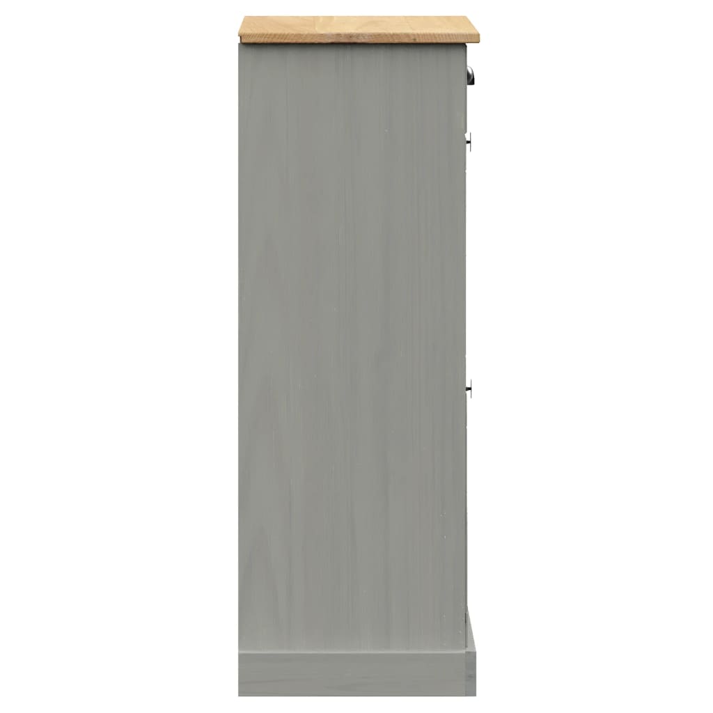 Scarpiera VIGO 60x35x96 cm in Legno Massello di Pino