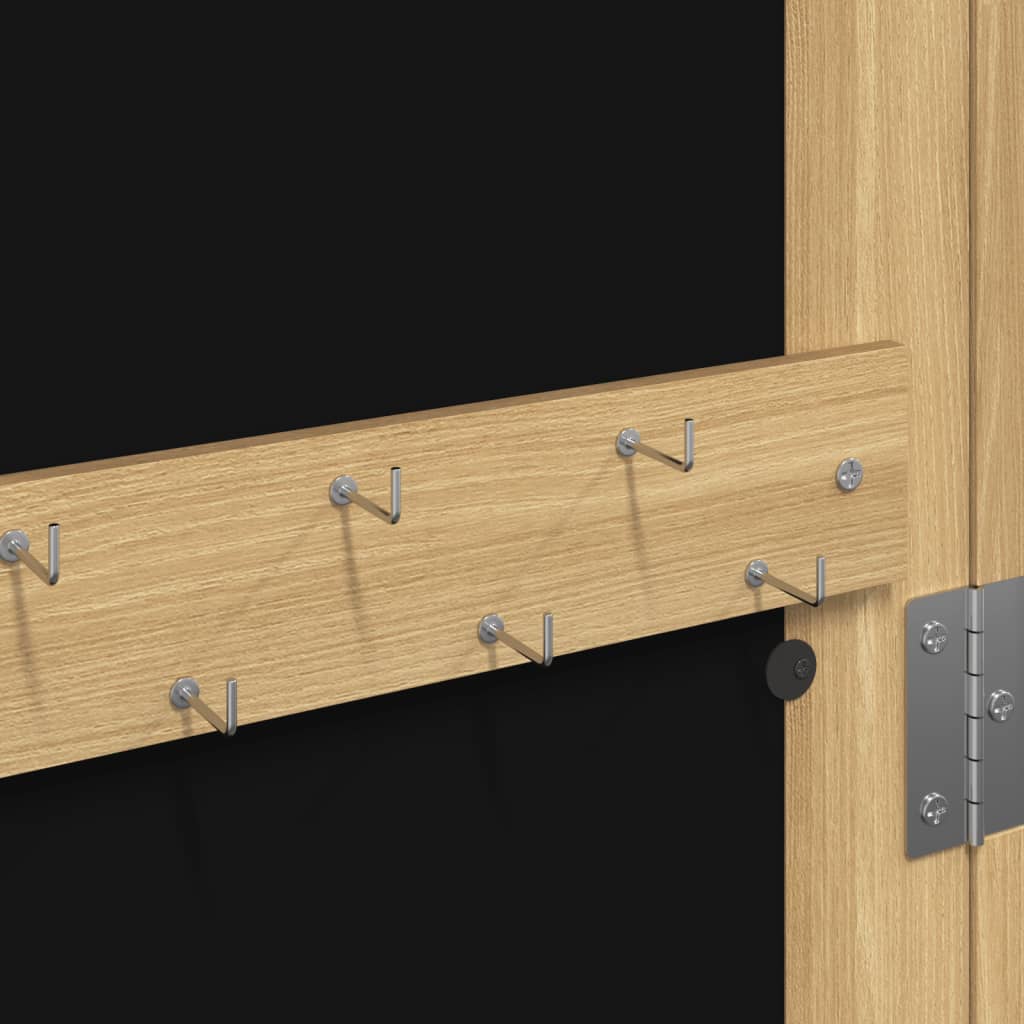 Armadio Portagioie con Specchio a Muro 30x8,5x106 cm
