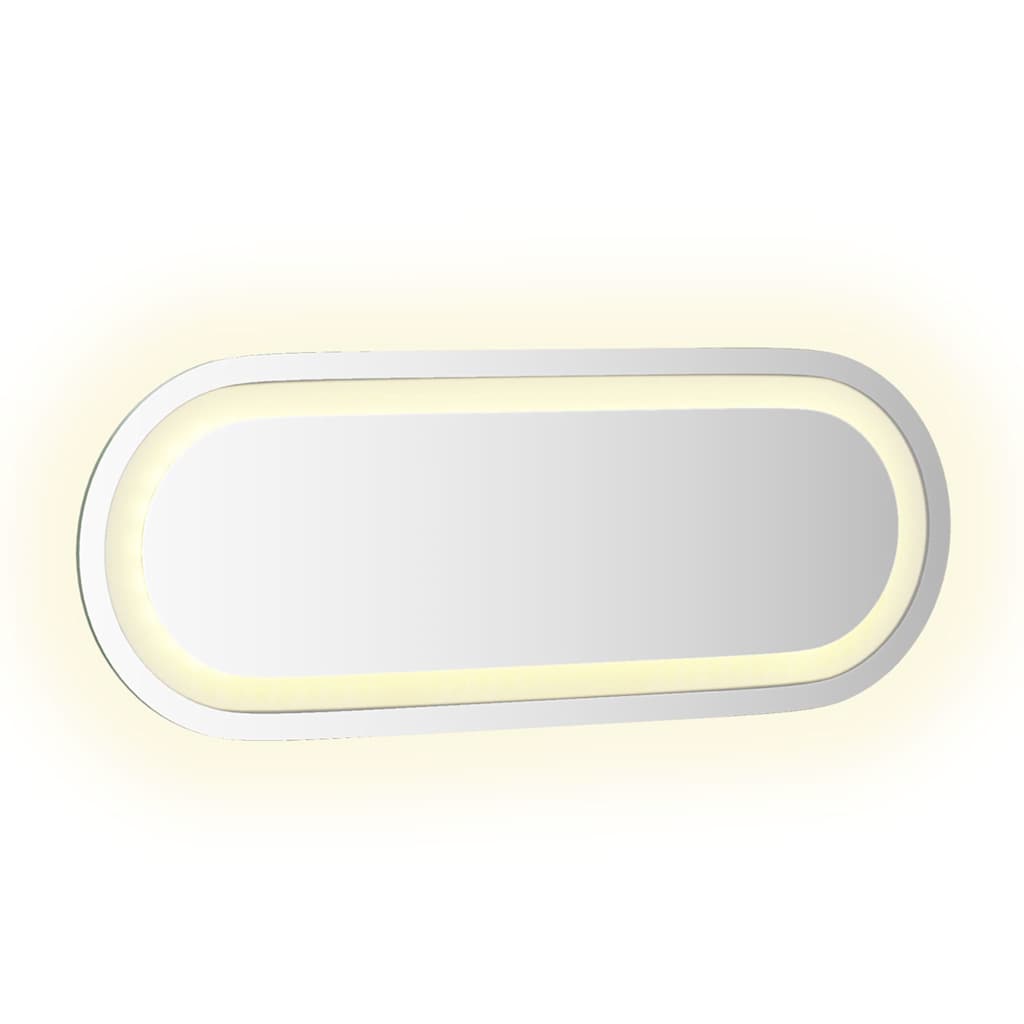 Specchio da Bagno LED 40x15 cm Ovale