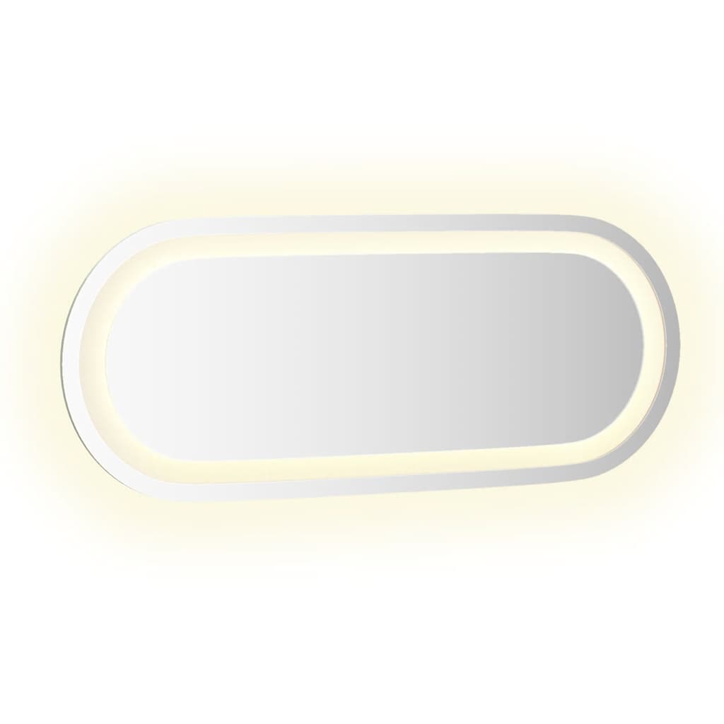 Specchio da Bagno LED 50x20 cm Ovale
