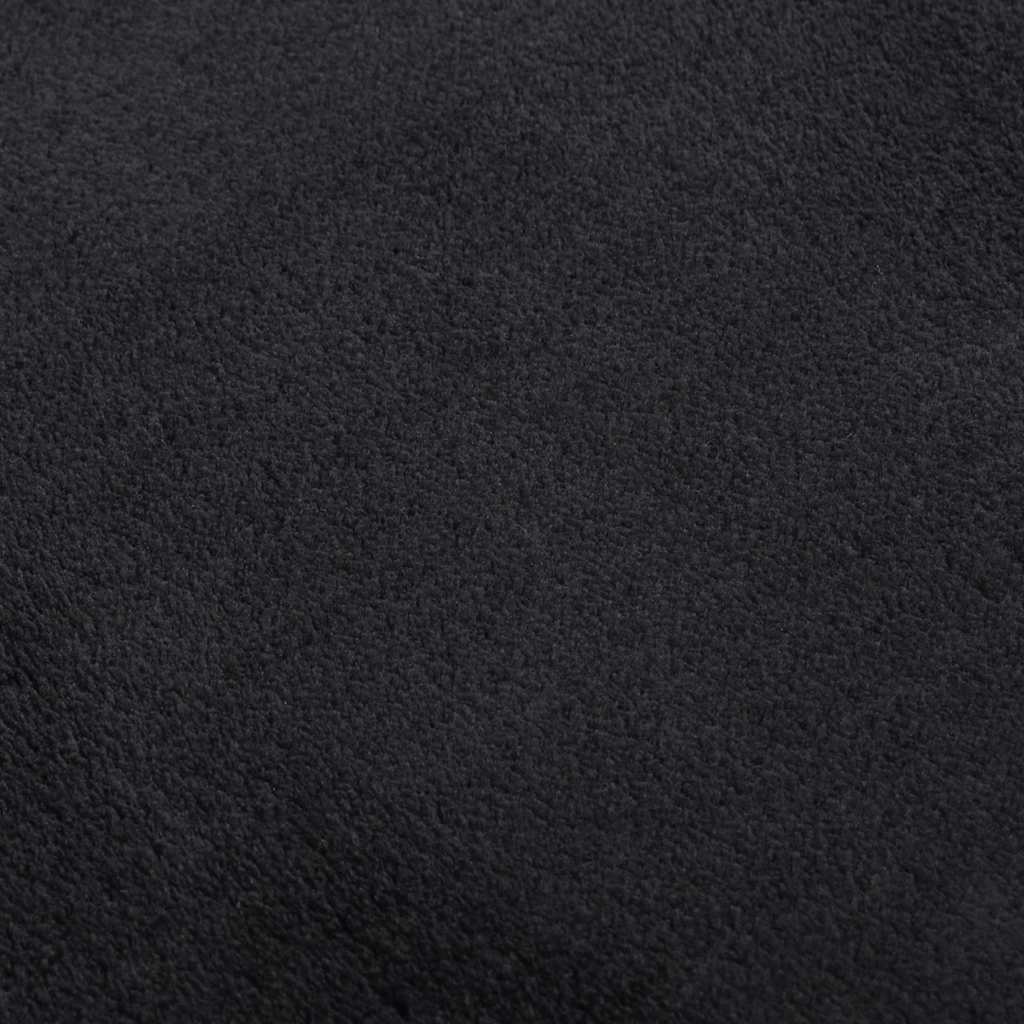 Tappeto Shaggy Nero 240x305 cm in Poliestere