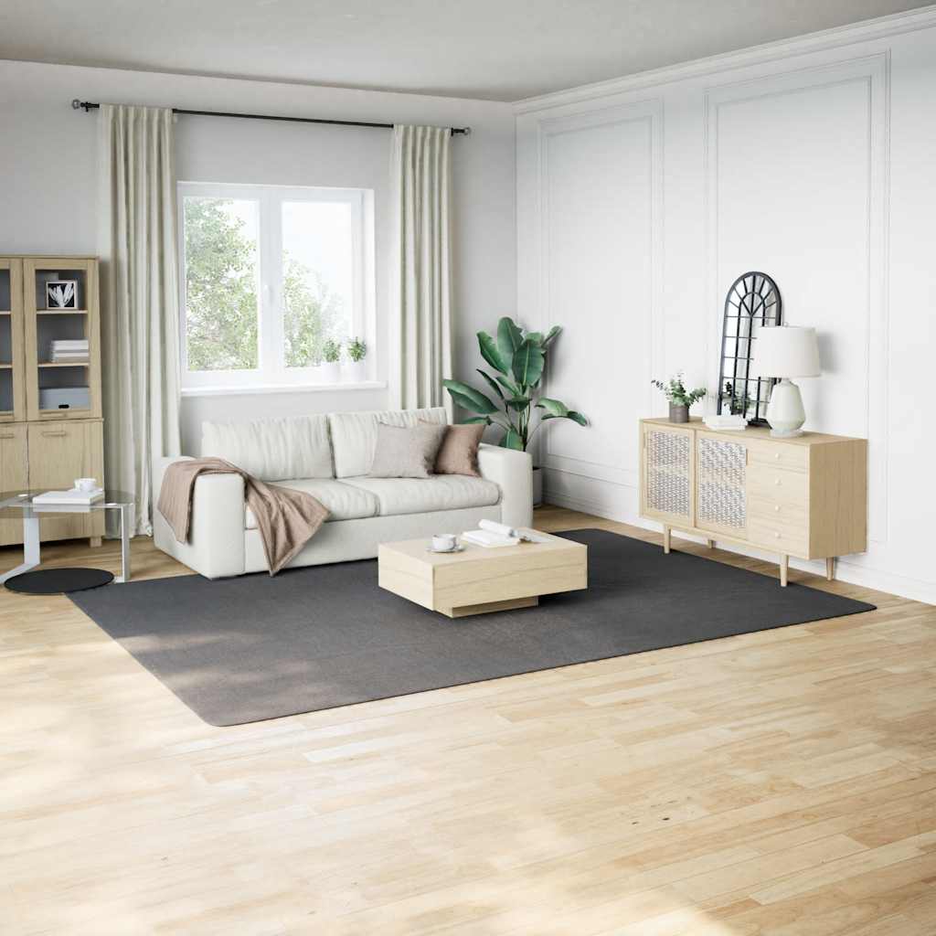 Tappeto Shaggy color antracite 240x340 cm in Poliestere