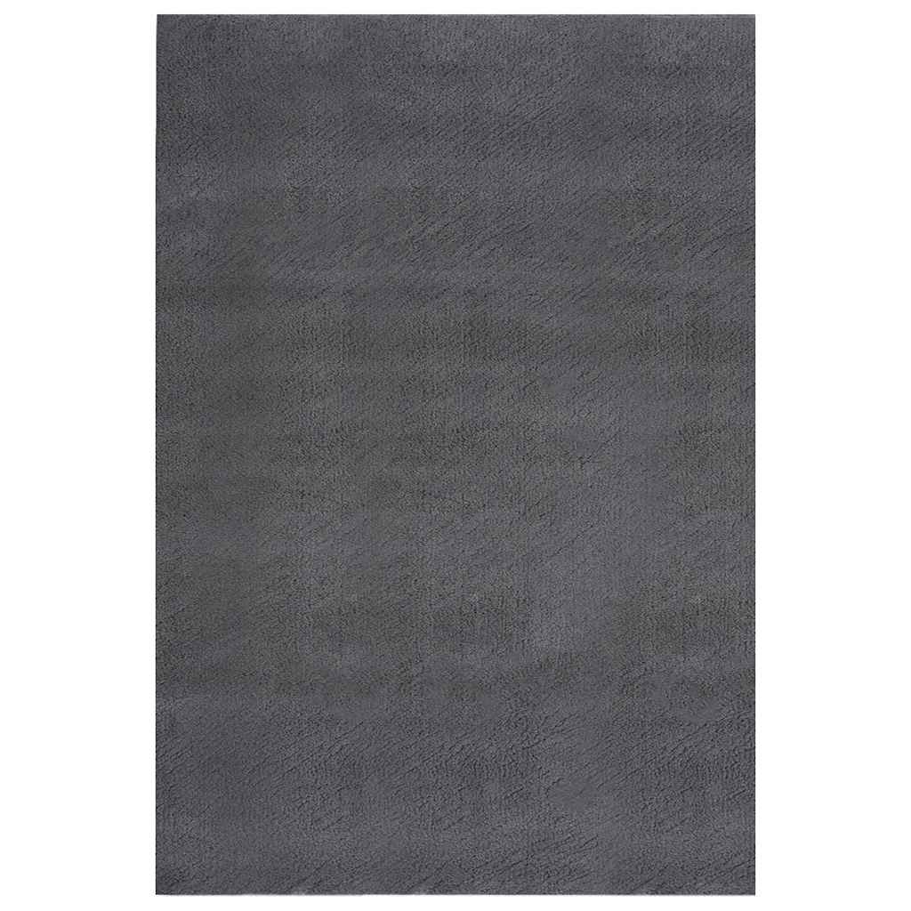 Tappeto Shaggy color antracite 240x340 cm in Poliestere