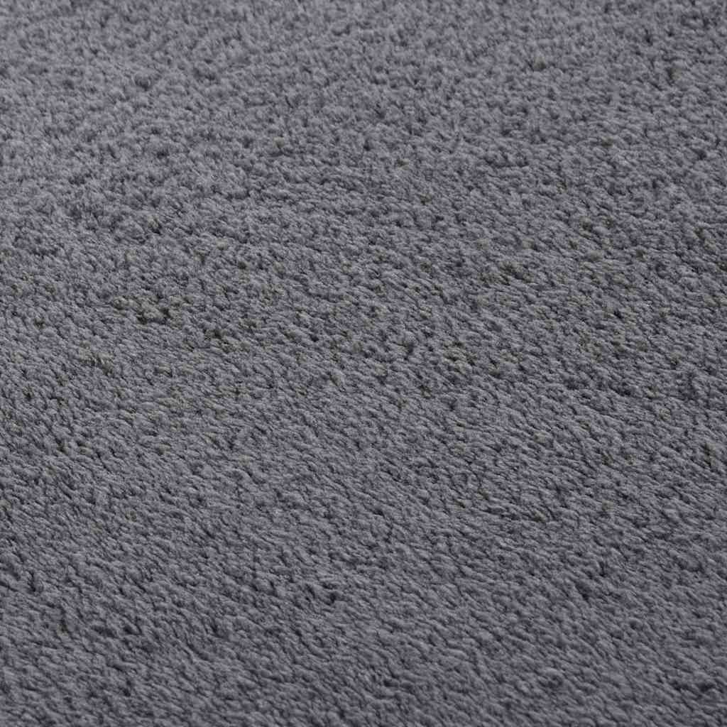Tappeto Shaggy color antracite 240x340 cm in Poliestere