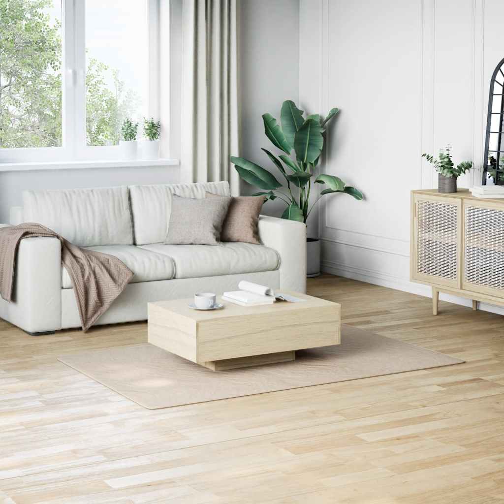 Tappeto Shaggy Beige 120x183 cm Poliestere