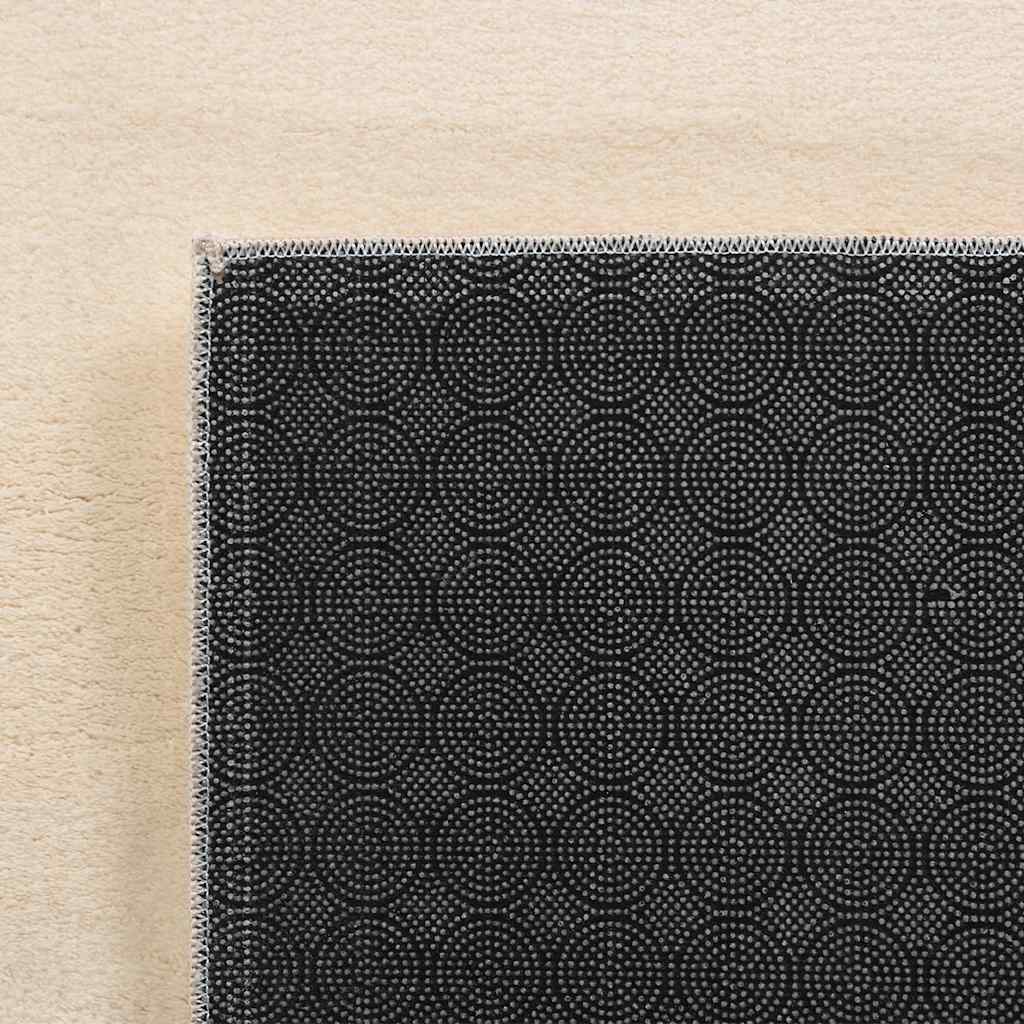 Tappeto Shaggy Beige 120x183 cm Poliestere