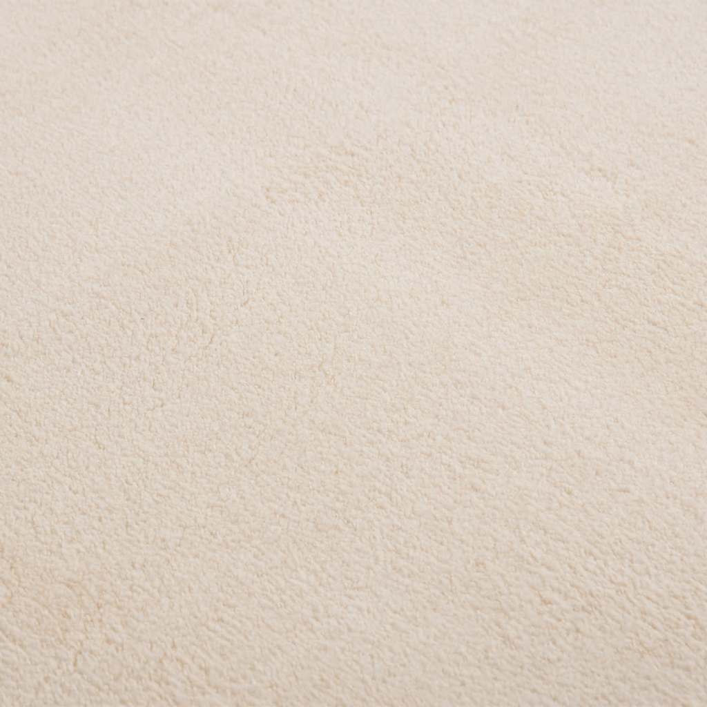 Tappeto Shaggy Beige 120x183 cm Poliestere