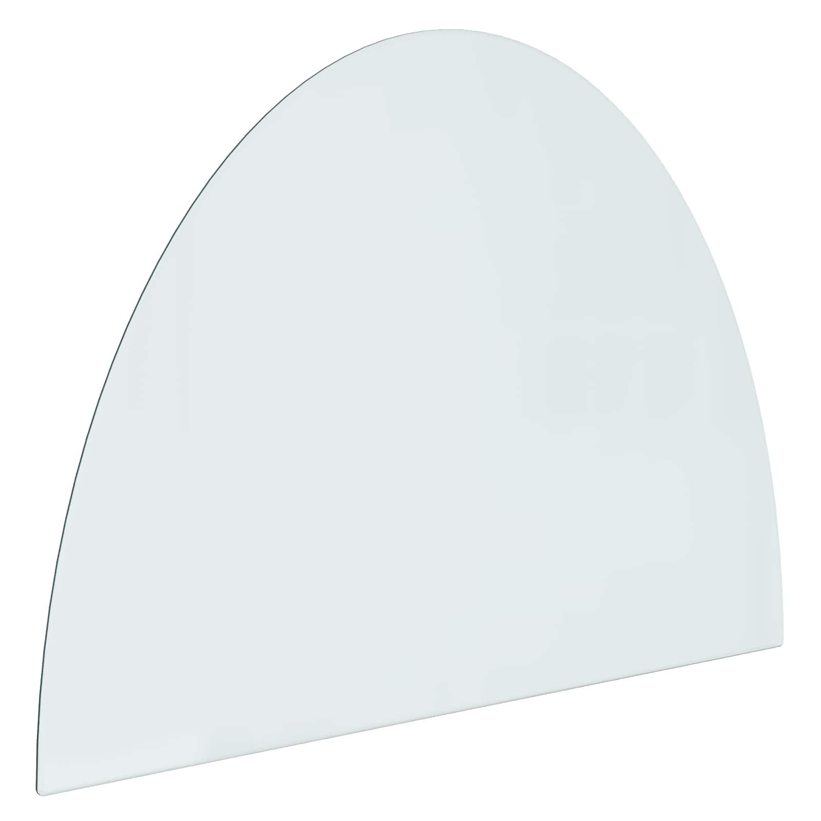 Piastra in vetro per camino Trasparente 800 x 600 mm Vetro