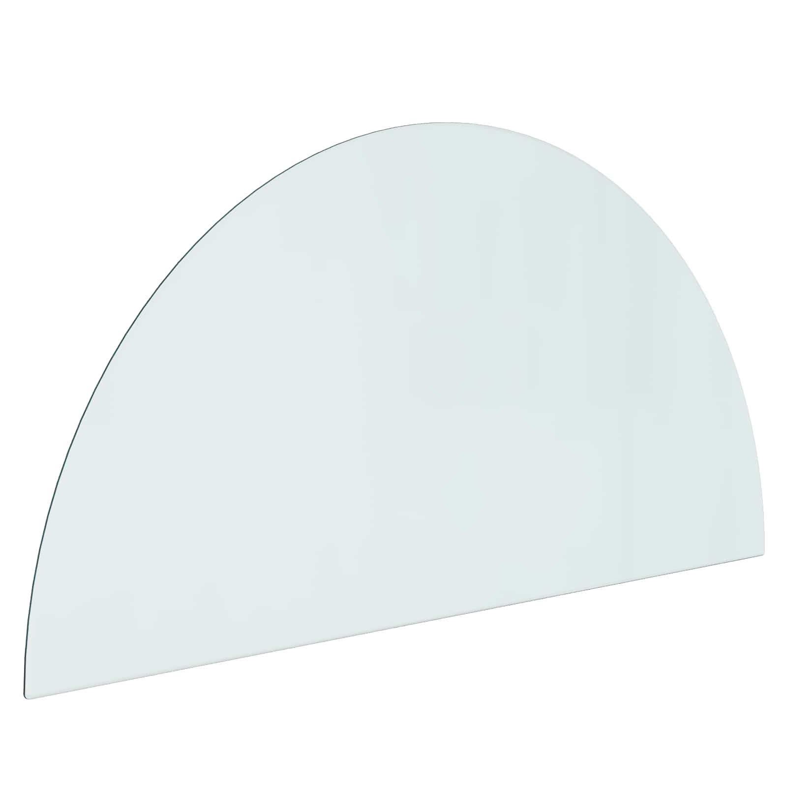Piastra in vetro per camino Trasparente 1200 x 600 mm Vetro