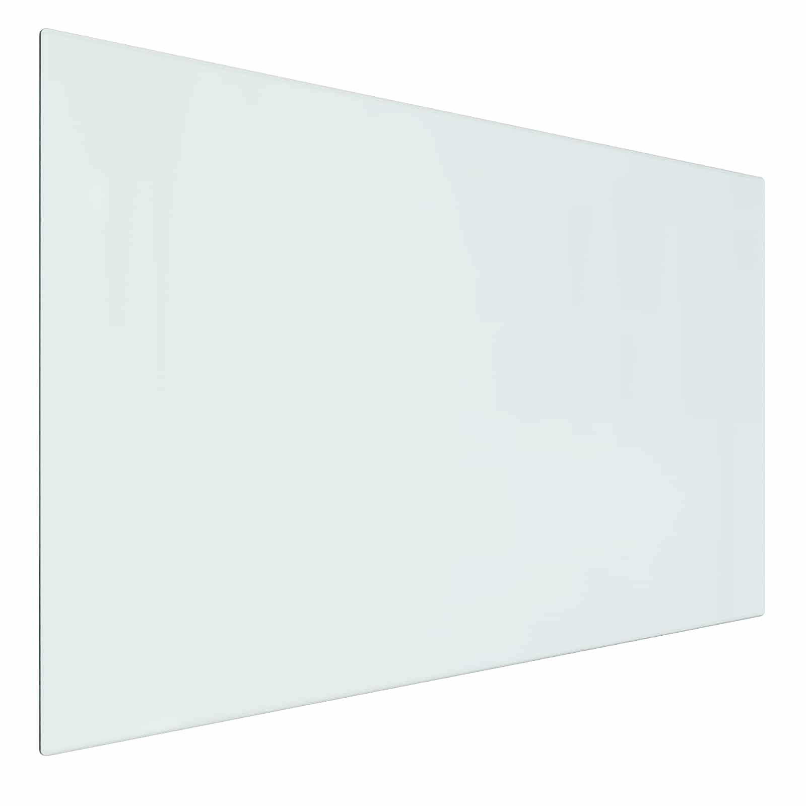 Piastra in vetro per camino Trasparente 80 x 50 cm Vetro