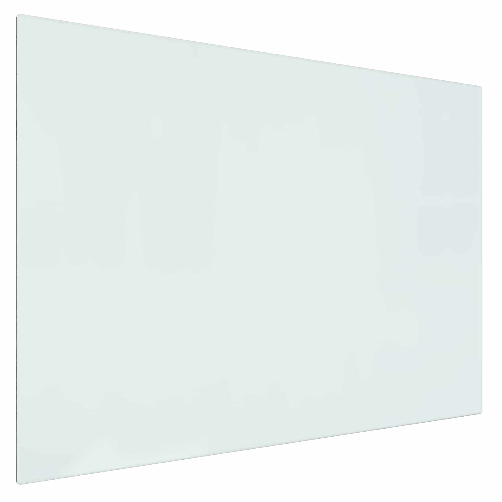Piastra in vetro per camino Trasparente 80 x 60 cm Vetro