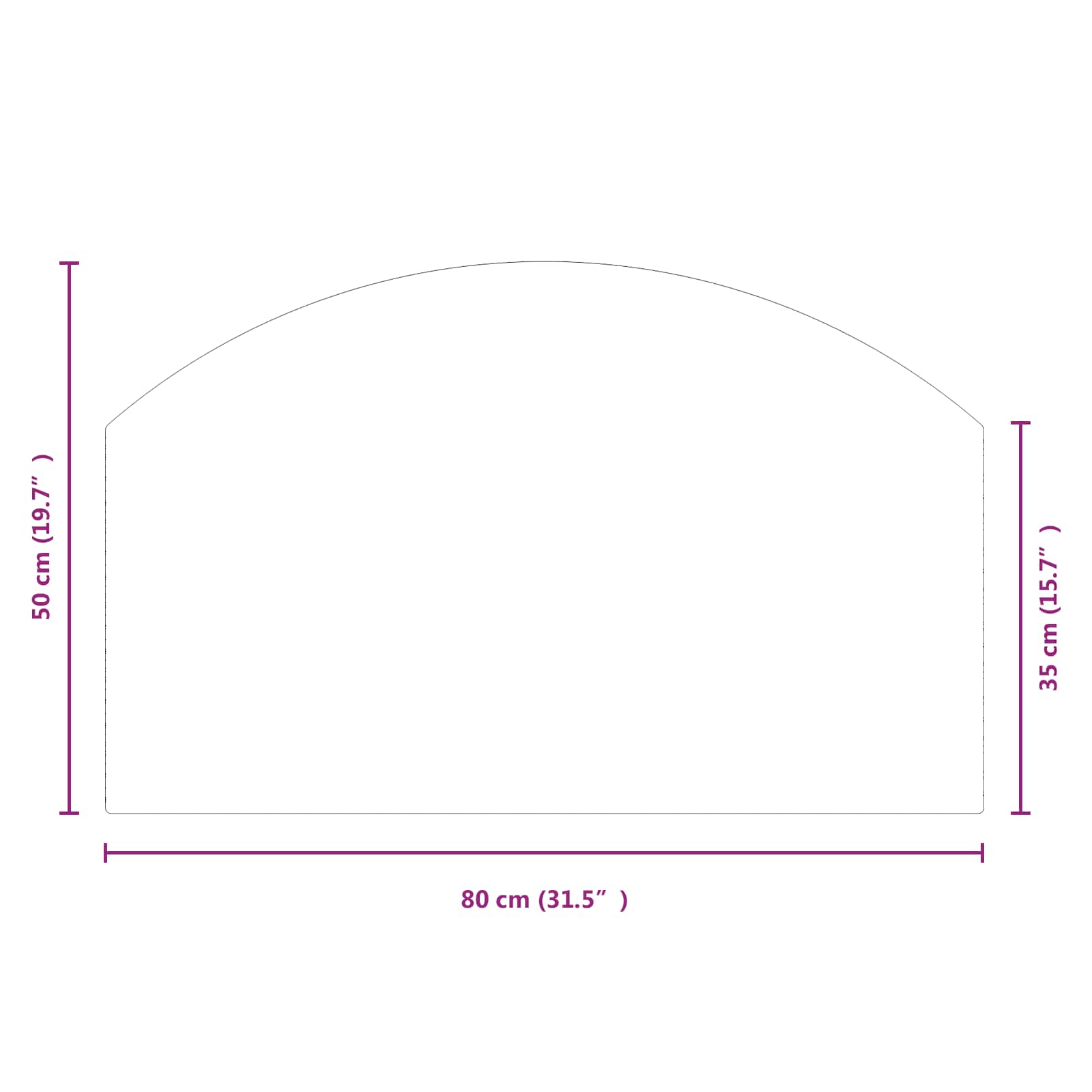 Piastra in vetro per camino Trasparente 80 x 50 cm Vetro