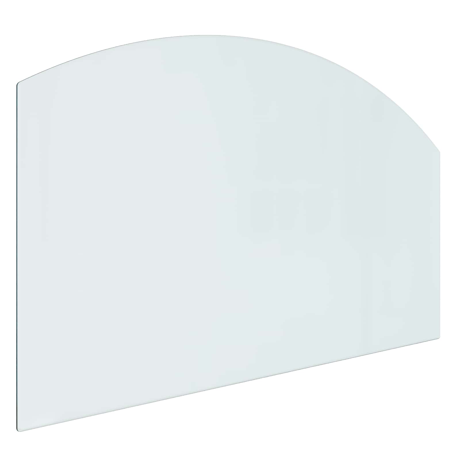Piastra in vetro per camino Trasparente 100 x 60 cm Vetro