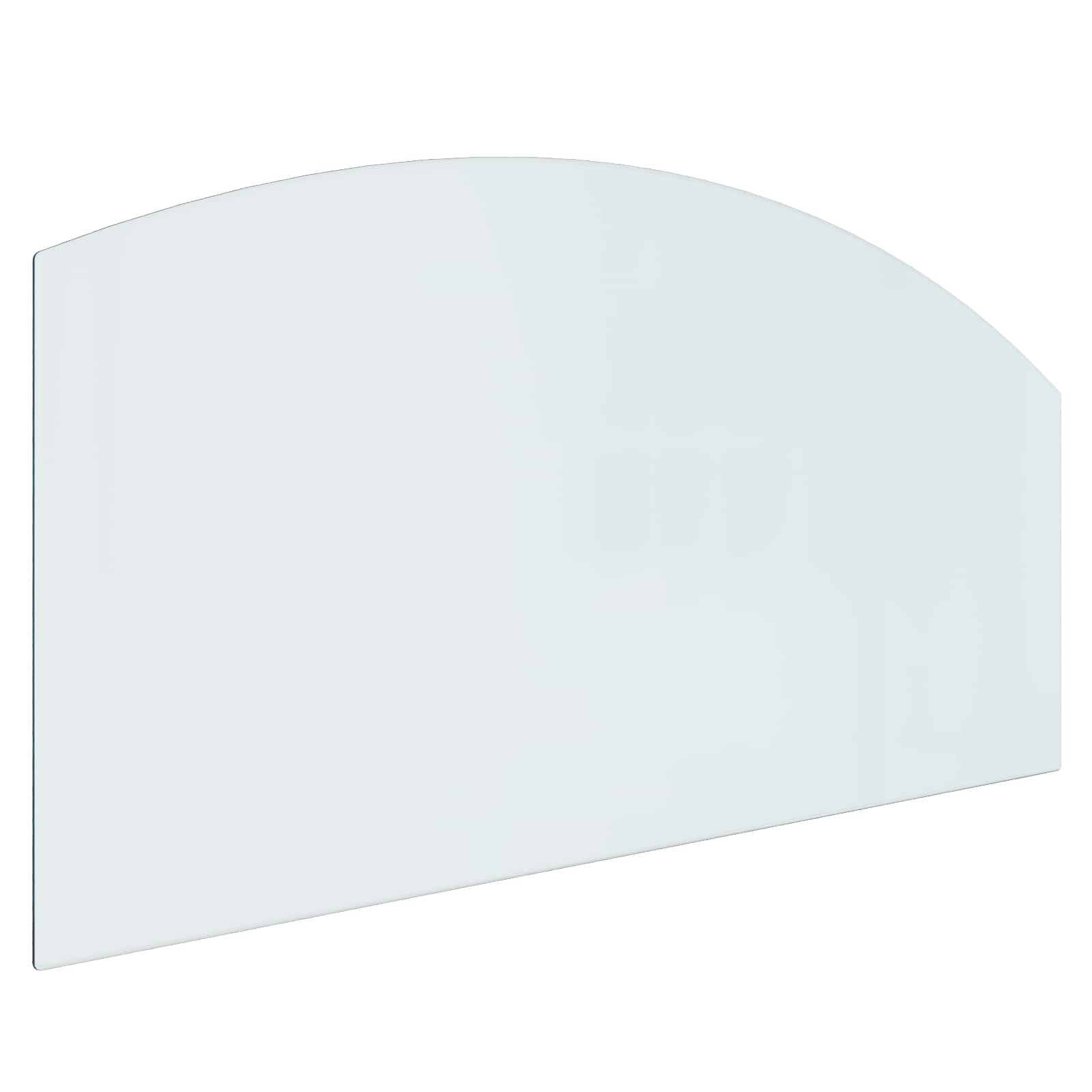 Piastra in vetro per camino Trasparente 120 x 60 cm Vetro
