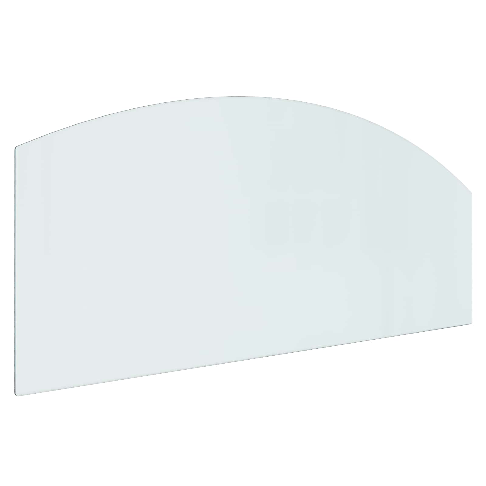 Piastra in vetro per camino Trasparente 120 x 50 cm Vetro