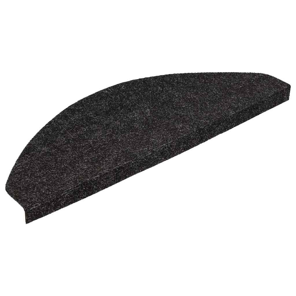 Tappetini Autoadesivi per Scale 10pz Antracite 65x22,5x3,5 cm
